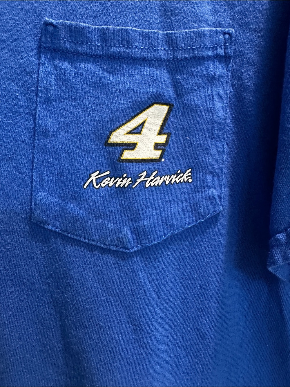 Blue Short Sleeve Racing Graphic Tee - Picture 3 of 4